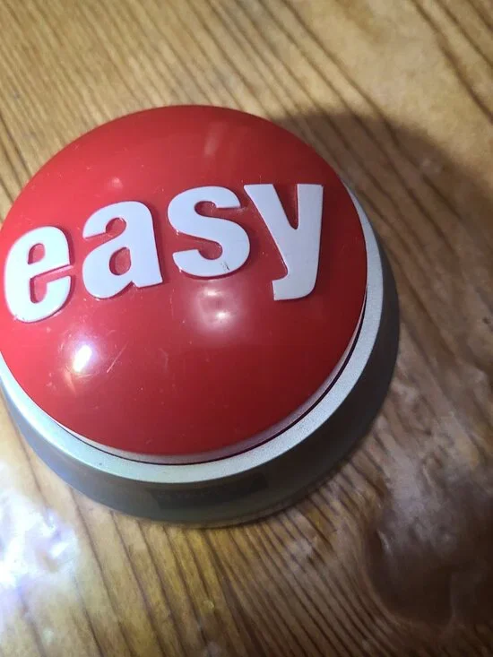 Staples "Easy" button (AS IS) - Picture 2 of 4